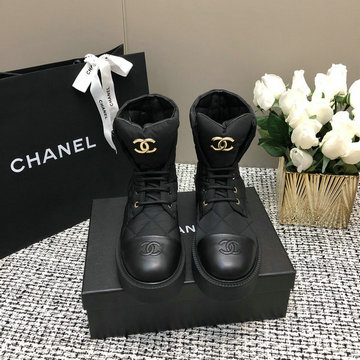 シャネル CHANEL 26-CHJ23044F 2023年秋冬最新入荷 ショートブーツ ウィメンズシューズ マーティンブーツ カジュアルシューズ レディースシューズ