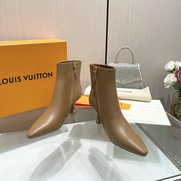 ルイヴィトン LOUISVUITTON 26-LVJ23039ZP 2023年秋冬最新入荷 ウィメンズ ショートブーツ ミドルヒールシューズ ピンヒール レディースシューズ
