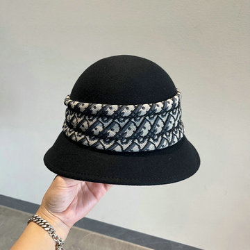 クリスチャンディオール CHRISTIAN DIOR AN-MZCD23030 2023年秋冬最新入荷 中折れ帽子 ツイードハット ソフトハット 短めのブリム