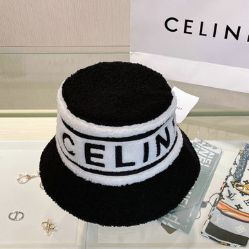 セリーヌ CELINE AN-MZCE23015 2023年秋冬最新入荷 エスバドリーハット ラムウール 帽子 ボブハット 短めのブリム