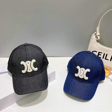セリーヌ CELINE AN-MZCE23016 2023年秋冬最新入荷 帽子 ベースボールキャップ 男女兼用 季節追わず