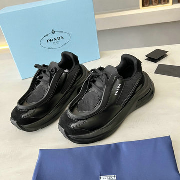 プラダ PRADA 26-PDJ23036Q 2023年秋冬最新入荷 スニーカー カジュアルシューズ スポーツシューズ レースアップシューズ メンズシューズ