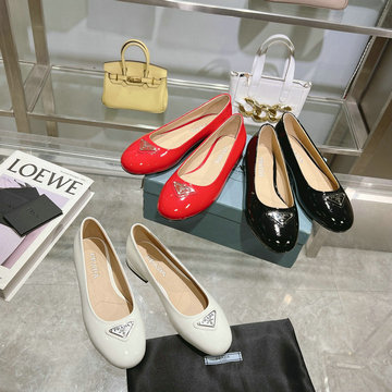 プラダ PRADA 26-PDJ23043 2023年秋冬最新入荷 ローファーシューズ パンプス フラットシューズ レディースシューズ カジュアルシューズ