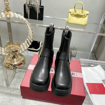 ロジェヴィヴィエ ROGER VIVIER 26-RVJ23004PY 2023年秋冬最新入荷 ウィメンズ ショートブーツ カジュアルシューズ レディースシューズ フラットフォーム 靴