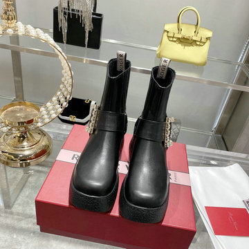 ロジェヴィヴィエ ROGER VIVIER 26-RVJ23004PZ 2023年秋冬最新入荷 ウィメンズ ショートブーツ カジュアルシューズ レディースシューズ フラットフォーム 靴