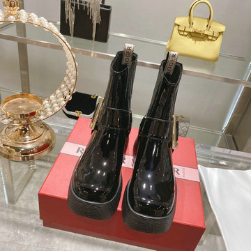 ロジェヴィヴィエ ROGER VIVIER 26-RVJ23004QY 2023年秋冬最新入荷 ウィメンズ ショートブーツ カジュアルシューズ レディースシューズ フラットフォーム 靴