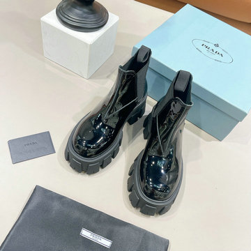 商品名称：プラダ PRADA 26-PDJ23053Q 2023年秋冬最新入荷 アンクルブーツ 厚底シューズ ショートブーツ カジュアルブーツ レディースシューズ 靴