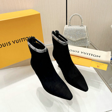 ルイヴィトン LOUISVUITTON 26-LVJ23041ZR 2023年秋冬最新入荷 ウィメンズ ショートブーツ ハイヒールシューズ ピンヒール レディースシューズ