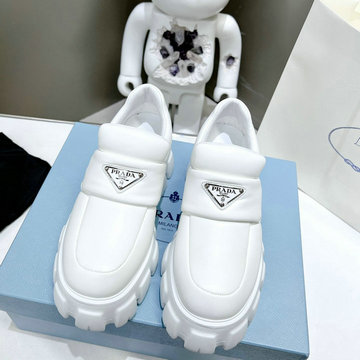 商品名称：プラダ PRADA 26-PDJ23022 2023年秋冬最新入荷 ローファーシューズ 厚底シューズ フラットフォーム レディースシューズ
