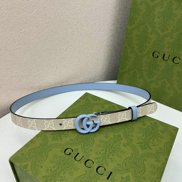 グッチ GUCCI 057-GG214351BGX  2023年最新入荷 ダブルG ベルト GG バックル カーフスキン 幅2cm