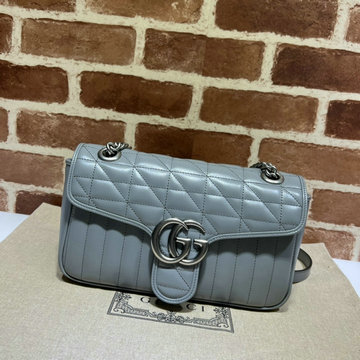 商品名称：グッチ GUCCI 057-GG443497JHL 2023年最新入荷 GG マーモント フラップバッグ 斜め掛けショルダーバッグ クロスボディバッグ