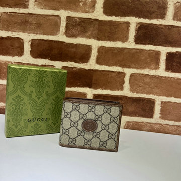 商品名称：グッチ GUCCI 057-GG723171BKF 2023年最新入荷 二つ折り短財布 ショートウォレット カード入れ 札入れ
