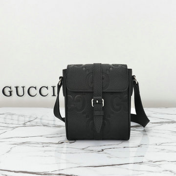 グッチ GUCCI 057-GG760235PBK 2023年最新入荷 ジャンボGG スモール メッセンジャーバッグ 斜め掛け ショルダーバッグ クロスボディバッグ