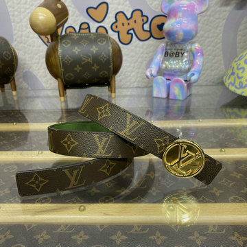 ルイヴィトン LOUISVUITTON 057-M8380YL 2023年最新入荷 LV サークル 30MM リバーシブル ベルト ウィメンズ アクセサリー カーフレザー