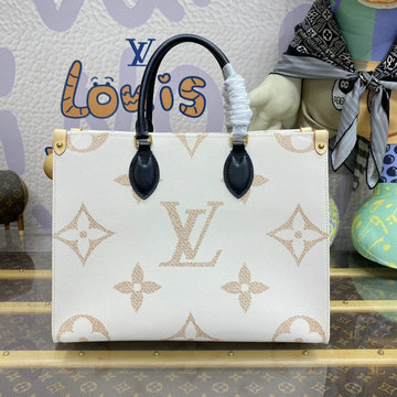 ルイヴィトン LOUISVUITTON 057-M46912 2023年最新入荷 LV バイ ザ プール オンザゴー MM ハンドバッグ トートバッグ ママバッグ ショッピングバッグ