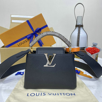 ルイヴィトン LOUISVUITTON 057-M55921 2023年最新入荷 カプシーヌ BB トップハンドルバッグ トートバッグ 2way ショルダーバッグ クロスボディ