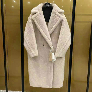 マックスマーラ MaxMara JS-WTMAX23003  2023年秋冬最新入荷 ロング丈 Teddy Bear Icon Coat テディ ベーア コート ロングスリーブ トップスコート