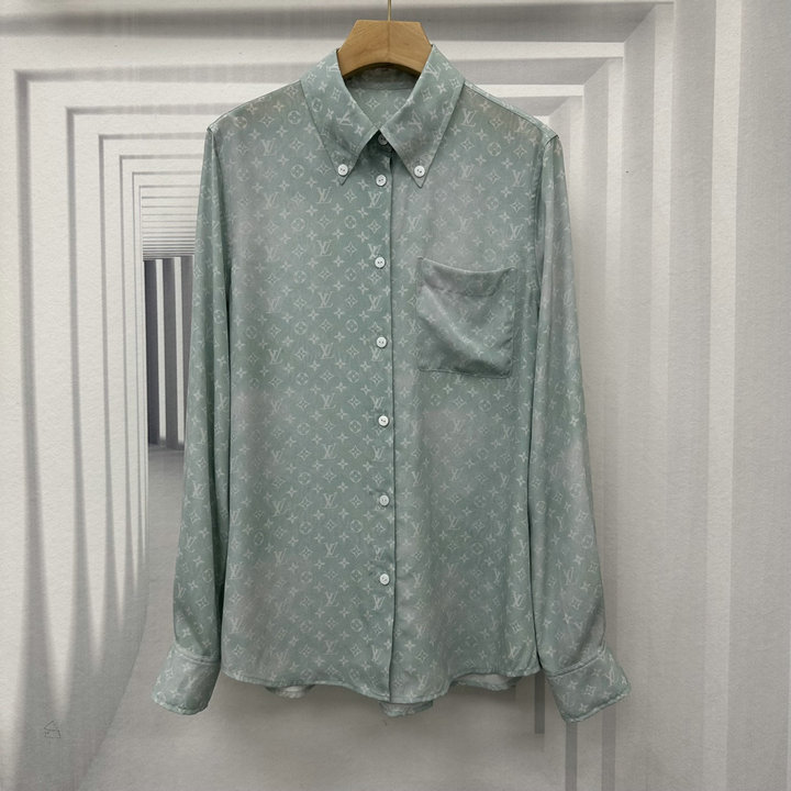 商品名称：ルイヴィトン LOUISVUITTON  XG-CCLV230072023年秋冬最新入荷 モノグラムクラウドシャツ ブラウス シャツ ロングスリーブ ワイシャツ 長袖