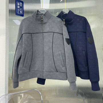 商品名称：ルイヴィトン LOUISVUITTON XG-WYLV23062 2023年秋冬最新入荷 ジップスウェットシャツ ロングスリーブ ジャケット ファスナー開閉式 トップスコート 長袖