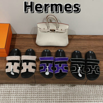 エルメス HERMES 26-HEJ23004 2023年秋冬最新入荷 スライドサンダル フラットフォーム ミュール レディースシューズ スリッパ サンダル