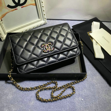 商品名称：シャネル CHANEL CC-CH1943YJBK　2020年最新入荷 チェーンクラッチ チェーンウォレット 斜め掛け ショルダーバッグ レディースかばん クロスボディ ラムスキン