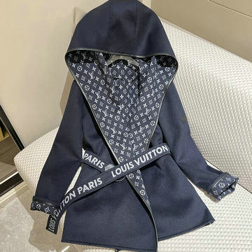 商品名称：ルイヴィトン LOUISVUITTON XG-WTLV23023 2023年秋冬最新入荷 シグネチャーショートフーデッドラップコート ロングスリーブ トップスコート 長袖
