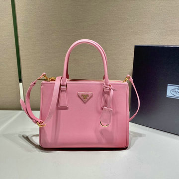 プラダ PRADA 99-PD1BA863SPYF 2023年最新入荷 ガレリア ジャカードファブリック ミディアムバッグ トートバッグ 2way ショルダーバッグ カーフレザー