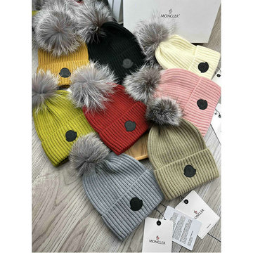 モンクレール MONCLER AN-MZMC23001  2023年秋冬最新入荷 ニットハット キャップ 帽子 防寒防風 暖かい