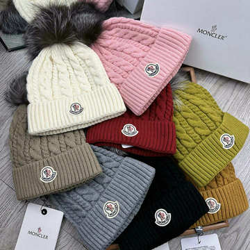 モンクレール MONCLER AN-MZMC23002  2023年秋冬最新入荷 ニットハット キャップ 帽子 防寒防風 暖かい