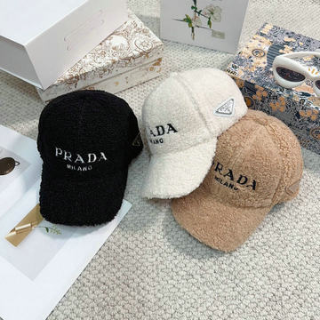 プラダ PRADA AN-MZPD23004 2023年秋冬最新入荷 帽子 ベースボールキャップ ラムウール キャップ 防寒 防風 暖かい 男女兼用