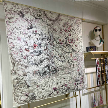クリスチャンディオール CHRISTIAN DIOR AN-WJCD23007 2023年最新入荷 スクエアマフラー ストール ショール カシミヤ スカーフ