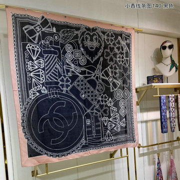 シャネル CHANEL AN-WJCH23023  2023年最新入荷 スクエアマフラー ストール ショール カシミヤ スカーフ