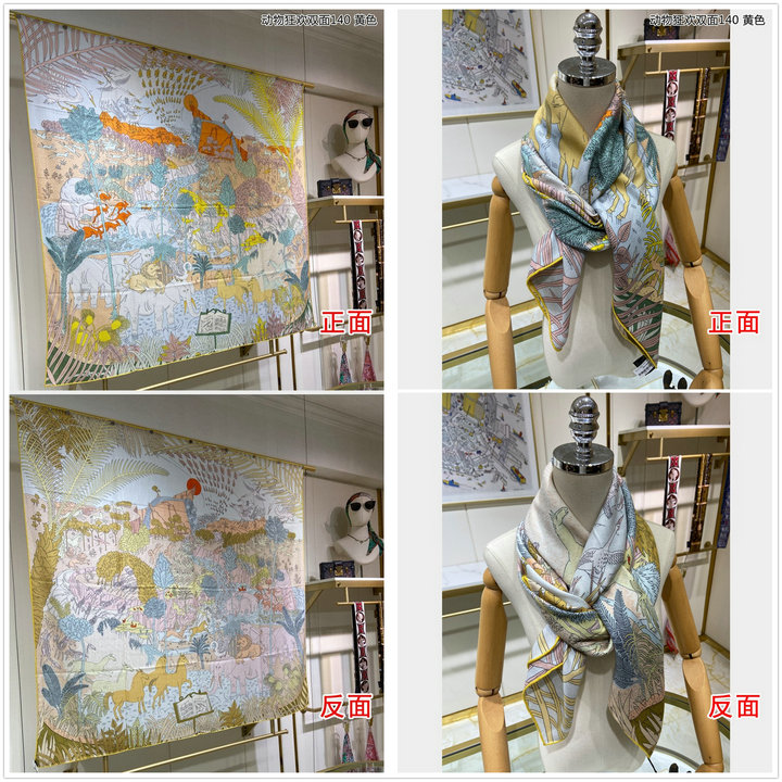 商品名称：エルメス HERMES AN-WJHE23063 2023年最新入荷 スクエアマフラー ストール ショール カシミヤ スカーフ