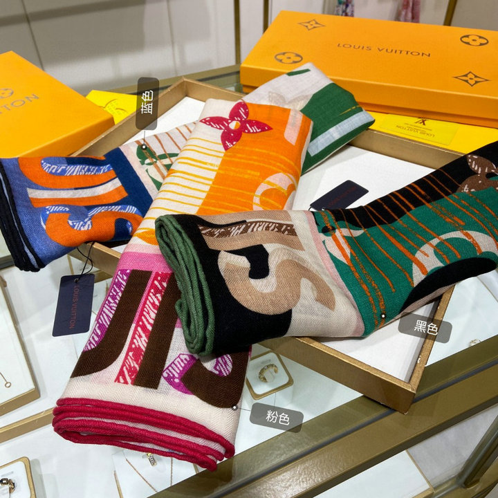 商品名称：ルイヴィトン LOUISVUITTON AN-WJLV23010 2023年最新入荷 スクエアマフラー ストール ショール カシミヤ スカーフ
