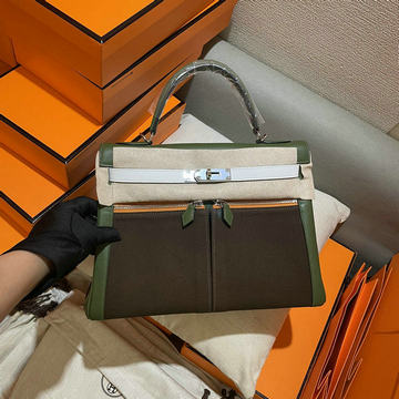 エルメス HERMES 063-HKLA32BSPJG 2023最新入荷 kelly lakis 32 トップハンドルバッグ トートバッグ ハンドバッグ レディースかばん ブリーフケース