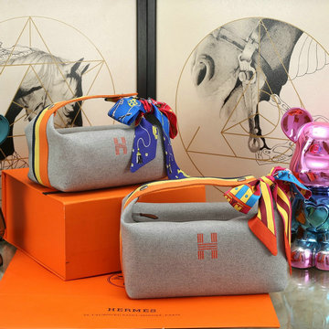 エルメス HERMES 063-HE6627HBHC  2023最新入荷 Trousse Bride-A-Brace ハンドバッグ お弁当袋 クーラーバッグ ボストンバッグ トートバッグ