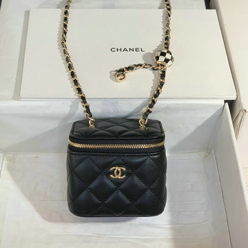 商品名称：シャネル CHANEL CC-CH1267BK  2022年最新入荷 2022年最新入荷 ヴァニティー ケース 斜め掛け ショルダーバッグ クロスボディバッグ 化粧かばん
