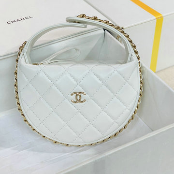 シャネル CHANEL CC-CH3095YBS 2022年最新入荷 フラフープ ポーチ 手持ちかばん レディースかばん ラウンドバッグ ラムスキン