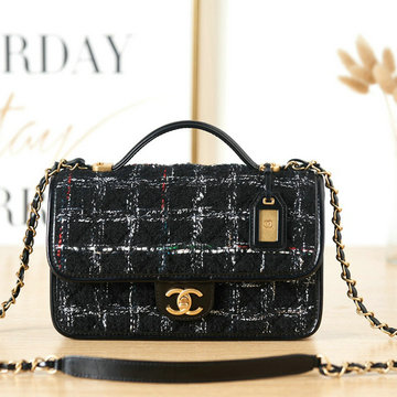 シャネル CHANEL CC-CH3653MNBK 2022年最新入荷 フラップバッグ ハンドバッグ 斜め掛け ショルダーバッグ クロスボディバッグ レディースかばん ツイード