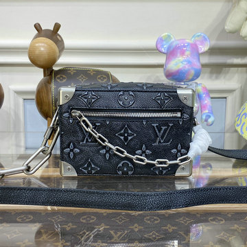 ルイヴィトン LOUISVUITTON 057-M21368K　2023年最新入荷 ミニ ソフトトランク 斜め掛け ショルダーバッグ クロスボディバッグ スクエアバッグ