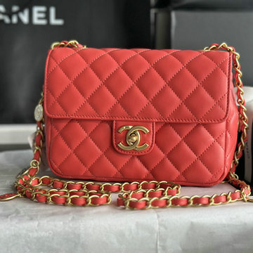シャネル CHANEL CC-CH3737SF2022年最新入荷 スモール フラップバッグ 斜め掛け ショルダーバッグ クロスボディバッグ レディースかばん ラムスキン
