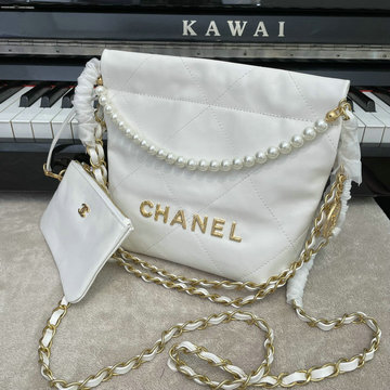 シャネル CHANELCC-CH3989NJBS 2022年最新入荷 スモール ホーボーバッグ 斜め掛け ショルダーバッグ クロスボディバッグ レディースかばん カーフレザー