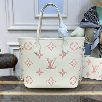 ルイヴィトン LOUISVUITTON 057-M21579　2023年最新入荷 ネヴァーフル MM トートバッグ ハンドバッグ トップハンドルバッグ レディースかばん モノグラム アンプラント