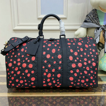 商品名称：ルイヴィトン LOUISVUITTON 057-M21674　2023年最新入荷 LVxYK キーポル バンドリエール 50 トートバッグ 旅行かばん トラベルバッグ 機内持ち込み ボストンバッグ