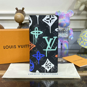 商品名称：ルイヴィトン LOUISVUITTON 057-M81846L　2023年最新入荷 ポルトフォイユ ブラザ NM 二つ折り長財布 ロングウォレット カードケース 札入れ キャンバス