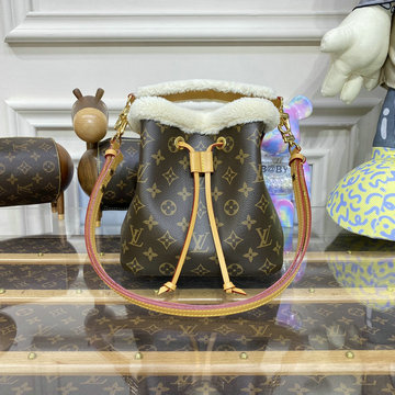 商品名称：ルイヴィトン LOUISVUITTON 057-M46319　2023年最新入荷 ネオノエ BB バケットバッグ ショルダーバッグ トートバッグ ドローストリングバッグ モノグラム