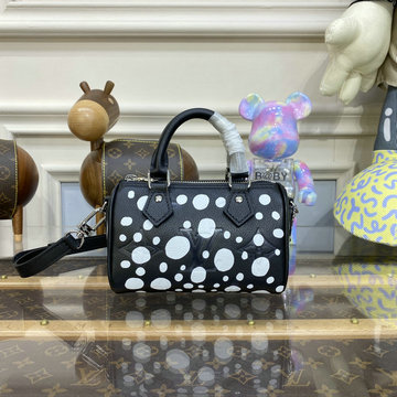 ルイヴィトン LOUISVUITTON 057-M81910　2023年最新入荷 LVxYK ナノ スピーディ ボストンバッグ トートバッグ 斜め掛け ショルダーバッグ クロスボディバッグ