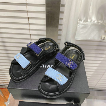 シャネル CHANEL 26-CHJ23024CPBK　2023年春夏最新入荷 スリングバック 厚底サンダル サマーサンダル ビーチサンダル レディースシューズ 靴