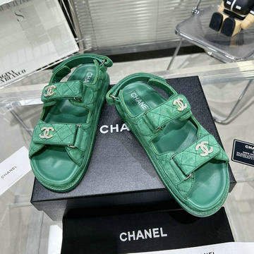 シャネル CHANEL 26-CHJ23024CRGL　2023年春夏最新入荷 スリングバック 厚底サンダル サマーサンダル ビーチサンダル レディースシューズ 靴