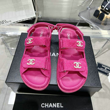 シャネル CHANEL 26-CHJ23024CRMH　2023年春夏最新入荷 スリングバック 厚底サンダル サマーサンダル ビーチサンダル レディースシューズ 靴